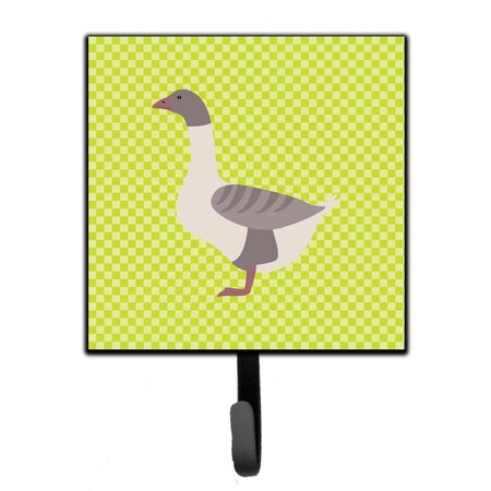 Carolines Treasures Buff Grey Back Goose Green Leash or Key Holder BB7727SH4